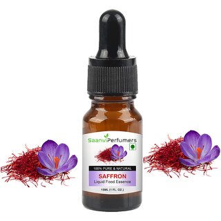 Saanvi Perfumers Saffron Flavour Saffron Liquid Food Essence  (15 ml)