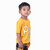 Kid Kupboard Cotton Baby Boys T-Shirt, Yellow, Half-Sleeves, 2-3 Years KIDS6483