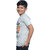 Kid Kupboard Cotton Boys T-Shirt, White, Half-Sleeves, 8-9 Years KIDS6486
