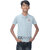 Kid Kupboard Cotton Boys T-Shirt, Light Blue, Half-Sleeves, 11-12 Years KIDS6489