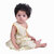 Kid Kupboard Cotton Baby Girls A-Line Frock, Yellow, 9-12 Months KIDS6500