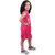 Kid Kupboard Cotton Girls A-Line Frock, Pink, 6-7 Years KIDS6503