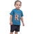Kid Kupboard Cotton Baby Boys T-Shirt, Blue, Half-Sleeves, 3-4 Years KIDS6507
