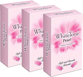 WhiteTone Pearl Face Powder With Soft And Smooth Formula 75gm Pack Of 3
