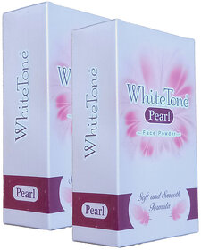 White Tone Face Pearl Powder 75gm Pack Of 2