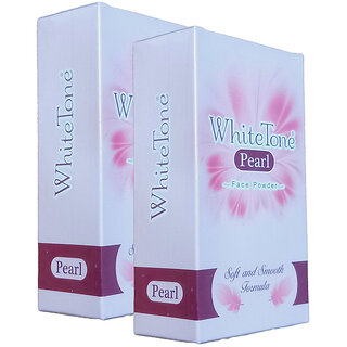 White Tone Face Pearl Powder 75gm Pack Of 2