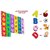 Kaash 36 Pieces Mini Puzzle Foam Mat for Kids, Interlocking Learning Alphabet and Number Mat for Kids, Multicolor