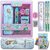 Kaash collections Stationery Kit with METAL Pencil Box(GEOMETARY) 2 Pencils 6 Crayon Colors Ruler Eraser Sharpner Set