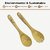 Wooden Serving Spoon, Salad Spoon, Soup Spoon, Table Spoon Set (Pack Of 6)