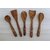 Flixmint Flixmint Spoon Wooden Serving Spoon Set (Pack Of 5)
