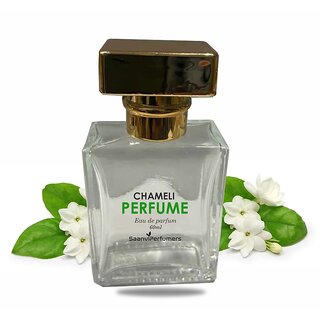 Saanvi Perfumers Chameli Perfume Spray  Long Lasting Fragrance Eau de Parfum - 50 ml (For Men  Women)