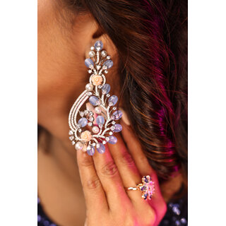 Crystal Earrings Diamond