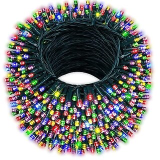 DAYBETTER Multicolor 50M String Light, Rice Light, Diwali Decorative Ladi Light Pack of 1