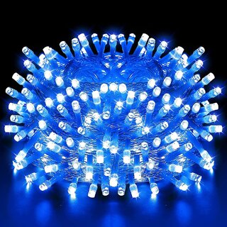 DAYBETTER Blue 15M String Light, Rice Light, Diwali Decorative Ladi Light Pack of 1