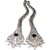 Ratna Jadit Silver Plated Nag-Nagin Joda / Snake Pair For Kaal Sarp Yog / Dosha Ranga Remedy / Lead Snake 2 Pcs.