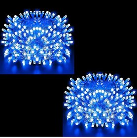 DAYBETTER Blue 15M Decorative Ladi, Rice, String Led Light Pixel ( Pack of 2 )