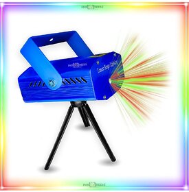 DAYBETTER Metal DJ Mini Laser Led Projector Stage Light Multi Color - Pack of 1