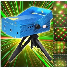 DAYBETTER  Metal DJ Mini Laser Led Projector Stage Light Multi Color - Pack of 1