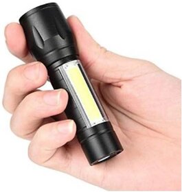 DAYBETTER Torch Lights Rechargeable LED Flashlight with COB Light Mini Waterproof Emergency Light