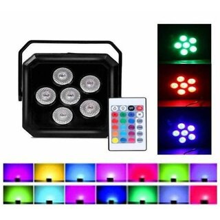 DAYBETTER DJ LED Par Flood Light with 24 key Remote Multi Color Light - Pack of 1