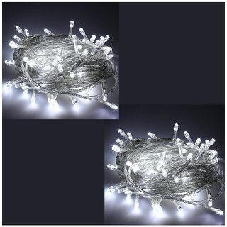 DAYBETTER White 15M Decorative Ladi, Rice, String Led Light Pixel ( Pack of 2 )