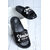 Stunt Casual Black Color Slippers For Men