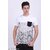 Fidato Men's Round Neck Half Sleeves Multicolor Tshirt (FDMARNC97)