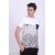 Fidato Men's Round Neck Half Sleeves Multicolor Tshirt (FDMARNC97)