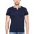 Fidato Men's Round Neck Half Sleeves Multicolor Tshirt (FDMARNC89)