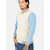 Men light blue Ribbed Golf Jacket