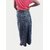 Women Dark Blue Denim Full Skirt