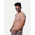 Men Stay Optimist Printed Tees- Pink Colour