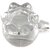BLINKMAX Transparent Flower Design Tea Cup Coffee Cup Set Made of Crystal Clear Glass 155 ml Pack of 6