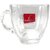 BLINKMAX Transparent Square Shape Tea Cup Coffee Cup Set Made of Crystal Clear Glass 155 ml Pack of 6