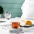 DELISOGA Transparent Tea Cup Coffee Cup Set Made of Crystal Clear Glass 180 ml Pack of 6