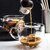 BLINKMAX Transparent Tea Cup Coffee Cup Set of 6 Made of Crystal Clear Glass 150 ml