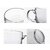 BLINKMAX Transparent Tea Cup Coffee Cup Set of 6 Made of Crystal Clear Glass 150 ml