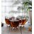 BLINKMAX Transparent Flower Design Tea Cup Coffee Cup Set of 6 Made of Crystal Clear Glass 155 ml