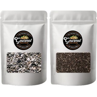 (Pack of 2) Gourmet Chia seeds and sunflower seeds 200g each