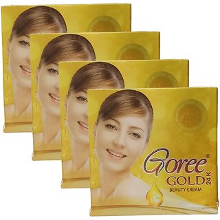 Goree Gold 24K Beauty Cream 30gm Pack Of 4