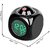 Digital LCD Voice Talking Function Clock | LED Wall/Ceiling Projection with Alarm/Snooze/Temperature Display 12hr/24hr Clock (Multi-ColorPack of 1).