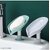Leaf shape self draining soap ,dish holder,easy clean soap dish for shower with suction cup