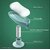 Leaf shape self draining soap ,dish holder,easy clean soap dish for shower with suction cup