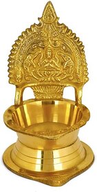 DecorDeck DD-KDEEP Brass Hanging Diya (Height 1.2 inch)