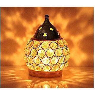 DecorDeck BB-DD Brass Table Diya (Height: 3.8 inch)
