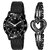 Bolun Av Cash RR Black Pu With Heart Bracelet Analog Women and Girls WatchCvvm393