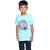 Kid Kupboard Cotton Boys T-Shirt, Light Blue, Half-Sleeves, 6-7 Years KIDS6541