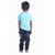 Kid Kupboard Cotton Boys T-Shirt, Light Blue, Half-Sleeves, 5-6 Years KIDS6538