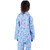 Kid Kupboard Cotton Girls Sleepsuit Set, Blue, Full-Sleeves, 6-7 Years KIDS6559
