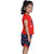 Kid Kupboard Cotton Girls T-Shirt and Short Set, Multicolor, Half-Sleeves, 7-8 Years KIDS6563